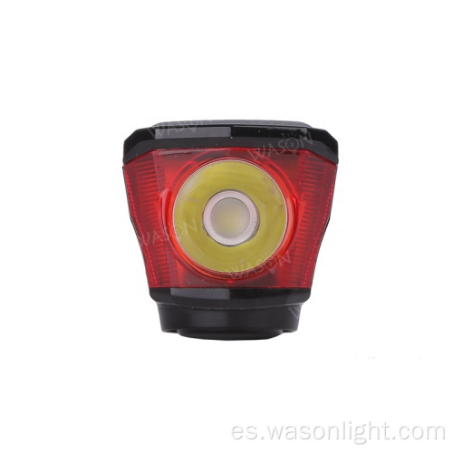 Wason Hot Selling 4 Mode recargable Solar Bicycle Bell Bell Bell Light Night Night Bink Horn Light Set